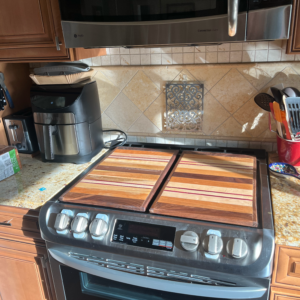 Cutting board Stove top cover